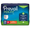 Unisex Adult Absorbent Underwear Prevail® Per-Fit® Pull On with Tear Away Seams Medium Disposable Heavy Absorbency PF-512 Bag of 20