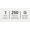 McKesson 5'' Oral Foam Swabs Untreated, Unflavored, Paper Shaft, Sample Pack of 1