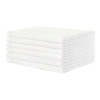 Washcloth LewJan 12 x 12 Inch White Reusable V11-121275 One Dozen