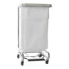 Hamper Stand McKesson General Purpose Rectangular Opening 30 to 33 gal. Capacity Foot Pedal Self-Closing Lid 03-159000 Case of 1