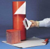 Biohazard Wipe Bio-Screen® Sponge Plus® Super Absorbency White / Orange NonSterile Cellulose / Polyethylene 8 x 9 Inch Disposable 144123 Pack of 45