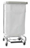 Hamper Stand McKesson Surgery Soiled Linen Rectangular Opening 30 to 33 gal. Capacity Foot Pedal Self-Closing Lid 03-159500 Pack of 1