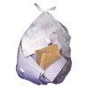 Trash Bag HDPE Medium Duty Natural 40 - 45 gal. 12 Mic. 40 x 48 Inch Twist Tie Star Seal Bottom Flat Pack Z8048MN R03 Case of 250