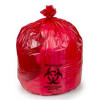 Infectious Waste Bag Colonial Bag 40 to 45 gal. Red Bag HDPE 40 x 48 Inch HDR404817 Pack of 25
