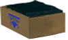 Trash Bag Colonial Bag 45 gal. Black LLDPE 0.45 mil 40 x 46 Inch X-Seal Bottom Flat Pack CXB46M Case of 250