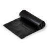 Trash Bag Colonial Bag 60 gal. Black HDPE 17 Mic. 38 x 58 Inch X-Seal Bottom Coreless Roll HCR62XB Case of 200