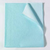 Stretcher Sheet Tidi® Everyday Flat Sheet 30 W x 48 L Inch Blue Tissue / Poly / Polyethylene Film Disposable 918213 Case of 100