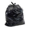 Trash Bag Colonial Bag 33 gal. Black HDPE 16 Mic. 33 x 40 Inch X-Seal Bottom Coreless Roll HCR40XB Roll of 25