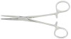 Hemostatic Forceps Miltex® Kelly 5-1/2 Inch Length OR Grade German Stainless Steel NonSterile Ratchet Lock Finger Ring Handle Straight Serrated Tip 7-36 Pack of 1