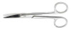 Dissecting Scissors McKesson Metzenbaum 5-1/2 Inch Length Office Grade Stainless Steel Finger Ring Handle Curved Blunt Tip / Blunt Tip 43-2-336 Pack of 1