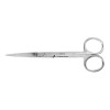 Operating Scissors Miltex® 5-1/2 Inch Length Floor Grade Pakistan Stainless Steel Sterile Finger Ring Handle Straight Blade Sharp Tip / Sharp Tip 5-6-ST-50 Box of 50