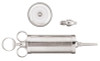 Ear Syringe with Shield McKesson Argent Three Ring Style Three Ring, Silver Barrel and Plunger OR Grade 43-1-251 Pack of 1