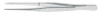 Dressing Forceps McKesson Argent Semken 5 Inch Length Surgical Grade Stainless Steel NonSterile NonLocking Thumb Handle Curved Serrated Tips 43-1-749 Pack of 1