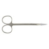 Iris Scissors Miltex® 4-1/2 Inch Length OR Grade German Stainless Steel NonSterile Finger Ring Handle Straight Blade Sharp Tip / Sharp Tip 5-304 Pack of 1