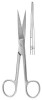 Operating Scissors McKesson Argent 4-1/2 Inch Surgical Grade Stainless Steel Finger Ring Handle Straight Sharp Tip / Sharp Tip 43-1-273 Pack of 1