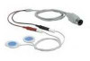 EMG Surface Electrode with Leadwire Natus® 6 x 9 mm Recording Area x 20 Inch Lead Length Silver / Silver Chloride NonSterile Tab Tip Disposable 9013L0453 Box of 12