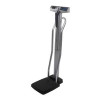 Column Scale with Height Rod Health O Meter® Digital Display 660lbs/ 300 kg Capacity Chrome / Gray Battery Operated 500KLHB Pack of 1