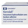 Foam Dressing Kendall Border Foam Gentle Adhesion 3-1/2 x 3-1/2 Inch With Border Film Backing Silicone Adhesive Square Sterile 55544BG Pack of 1