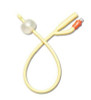 Foley Catheter Medline 2-Way 10 cc Balloon 22 Fr. Silicone Coated Latex DYND11762 Case of 12