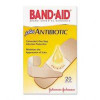Adhesive Strip Band-Aid® with Neosporin® 3/4 x 3 Inch / 1 x 3 Inch Plastic s/b Plastic / Neosporin Rectangle Tan Sterile 38137005570 Box of 1