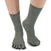 Arthritis Socks IMAK Calf High Small Gray Closed Toe A20190 Pack of 1