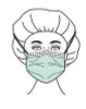Surgical Mask Sensitive Skin Plus Pleated Tie Closure One Size  White NonSterile Not Rated Adult 65 3130 Box of 50