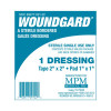 Adhesive Dressing WoundGard® 2 x 2 Inch Gauze Square White Sterile MP00091C Case of 120