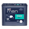 Bladder Control Pad Seni® Man Active 8-9/10 x 10-3/5 Inch Moderate Absorbency Superabsorbant Core One Size  S-A015-US1 Pack of 15