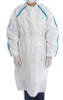 Chemotherapy Procedure Gown Contec® CritiGear Small / Medium White NonSterile ASTM D6978-05 Disposable HCGA0800-S/M Case of 30