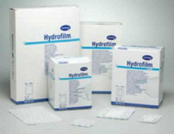 Composite Dressing Hydrofilm® Plus 2 x 2-4/5 Inch Rectangle Sterile Waterproof Film Backing 685770 Box of 5