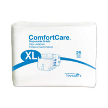 Adult Incontinent Brief ComfortCare Tab Closure X-Large Disposable Moderate Absorbency 2967-100 BG/25