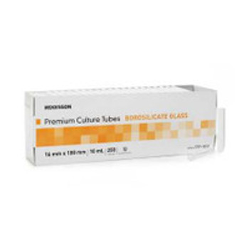 McKesson Test Tube Plain 10 mL Without Closure Glass Tube 177-1512 Case of 1000
