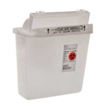 SharpStar In-Room Sharps Container, 10.75 W x 5.5 D x 12.5 H, 1.25 Gallon  8506SA, Pack of 1