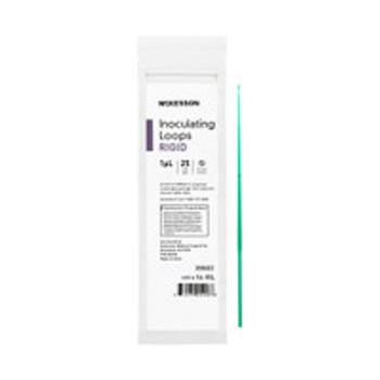 Inoculating Loop McKesson 1 µL Polystyrene Integrated Handle Sterile 16-1RL Case of 1000