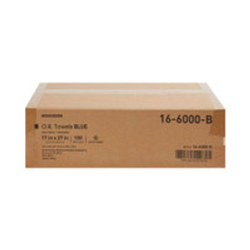 O.R. Towel McKesson 17 W x 27 L Inch Blue NonSterile 16-6000-B Case of 100