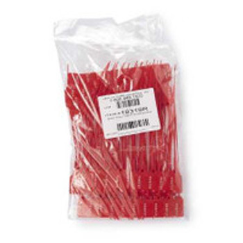 Easy Pull-Tight Seal Health Care Logistics Consecutively Numbered Red Polypropylene 8-7/8 Inch 18319R Box of 100