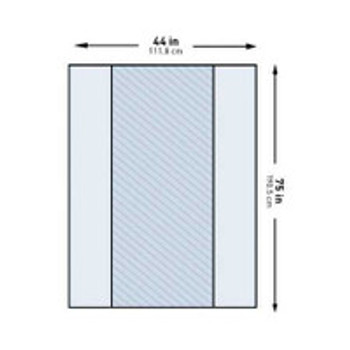 Table Drape McKesson 44 x 75 Inch Back Table 16-I80-13101-S Case of 20