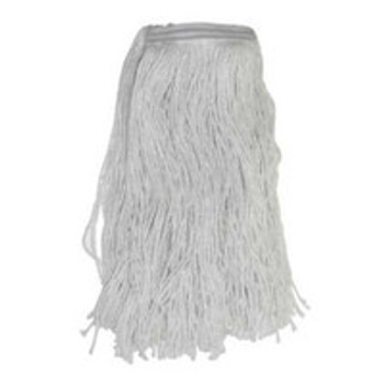 Wet String Mop Head Cut-end Size 16 White Rayon Disposable MN16RG-RN Pack of 1