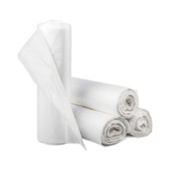 Trash Bag McKesson 15 gal. Clear HDPE 8 Mic. 24 x 33 Inch Star Seal Bottom Coreless Roll S243308N-1 Case of 1000