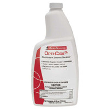 Opti-Cide3® Surface Disinfectant Cleaner Broad Spectrum Manual Pour Liquid 24 oz. Bottle Alcohol Scent NonSterile NEMSI24 Case of 12