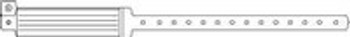 Identification Wristband Veri-Color® Write On Band Permanent Snap Without Legend 140-10-PDM Box of 500