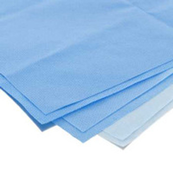 Kimtech Kimguard Sterilization Wrap Light Blue 12 x 12 Inch Single Layer SMS Polypropylene Steam / EO Gas 10712 Case of 2