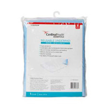 Reusable Underpad Cardinal Health Essentials 36 x 54 Inch Polyester / Rayon Moderate Absorbency ZRUP3654R Pack of 1