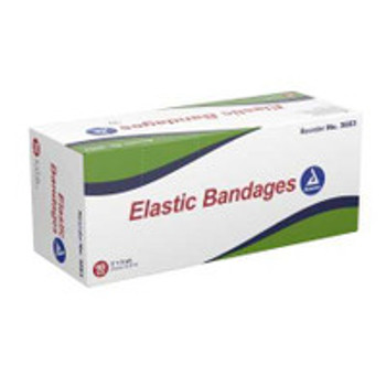 Elastic Bandage Dynarex 3 Inch x 4.5 Yard Standard Compression Clip Detached Closure Tan NonSterile 3663 Pack of 1