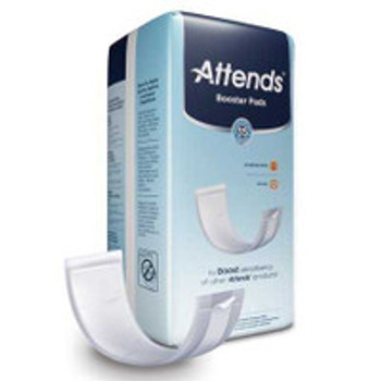 Booster Pad Attends® 3-1/2 x 11 Inch Light Absorbency Polymer Core One Size  BST0192 Bag of 1
