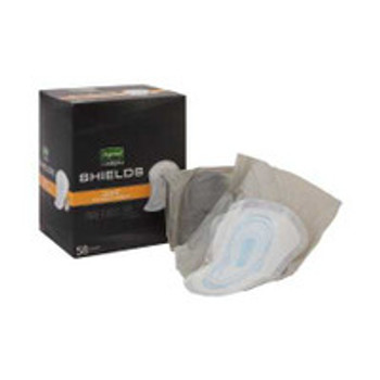 Bladder Control Pad Depend® Shields for Men 5-1/2 x 12 Inch Light Absorbency Sodium Polyacrylate Core One Size  35641 Case of 174