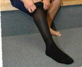 Compression Stocking JOBST® for Men Knee High X-Large Black Closed Toe 115003 Pair of 1