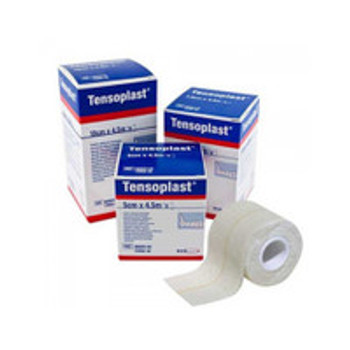 Elastic Adhesive Bandage Tensoplast® 1 Inch x 5 Yard No Closure White NonSterile Medium Compression 02593002 Roll of 1
