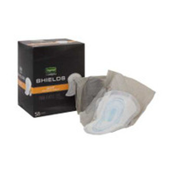 Bladder Control Pad Depend® Shields for Men 5-1/2 x 12 Inch Light Absorbency Sodium Polyacrylate Core One Size  35641 Pack of 58