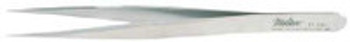 Splinter Forceps Miltex® Swiss-Jeweler 4-3/4 Inch Length Surgical Grade NonMagnetic Stainless Steel NonSterile NonLocking Thumb Handle Straight Fine Tip 17-301 Pack of 1